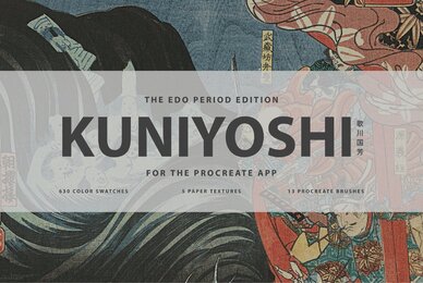 Utagawa Kuniyoshi Procreate Kit