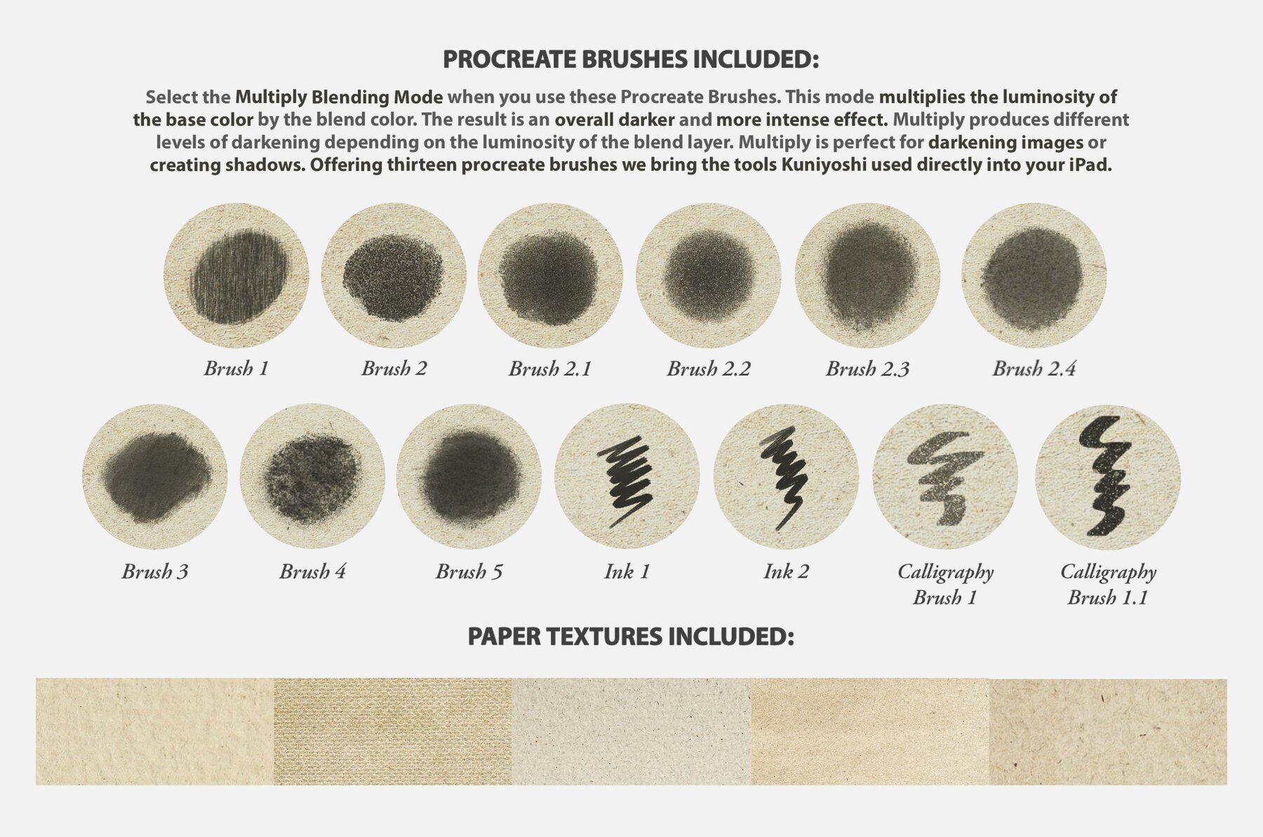 Utagawa Kuniyoshi Procreate Kit 4