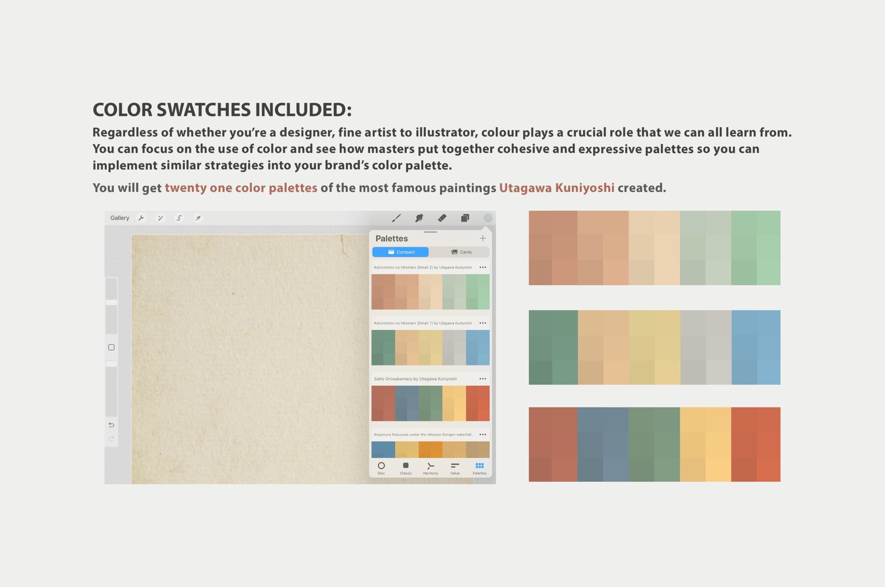 Utagawa Kuniyoshi Procreate Kit 7