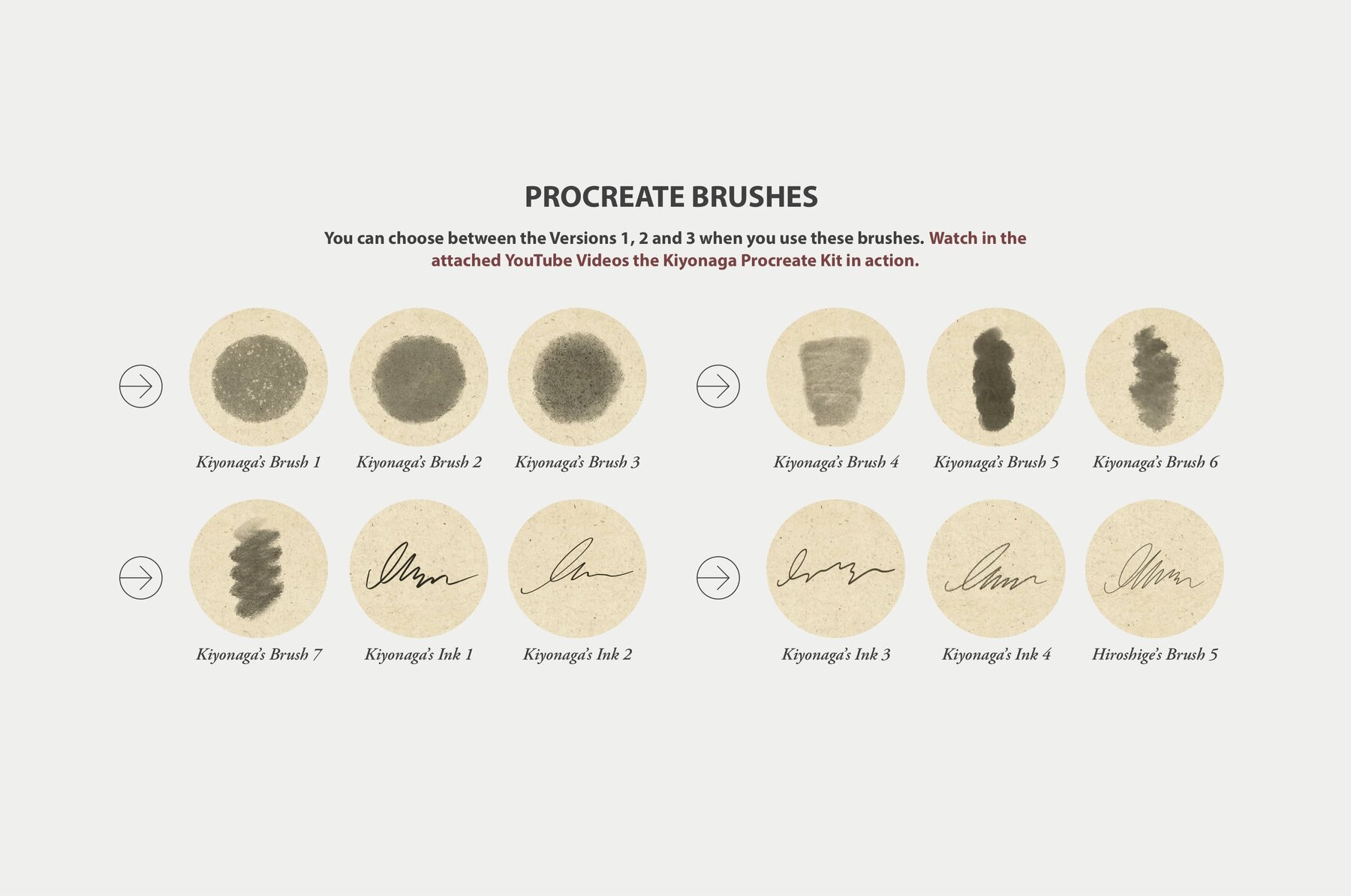 Torii Kiyonagas Procreate Kit 5