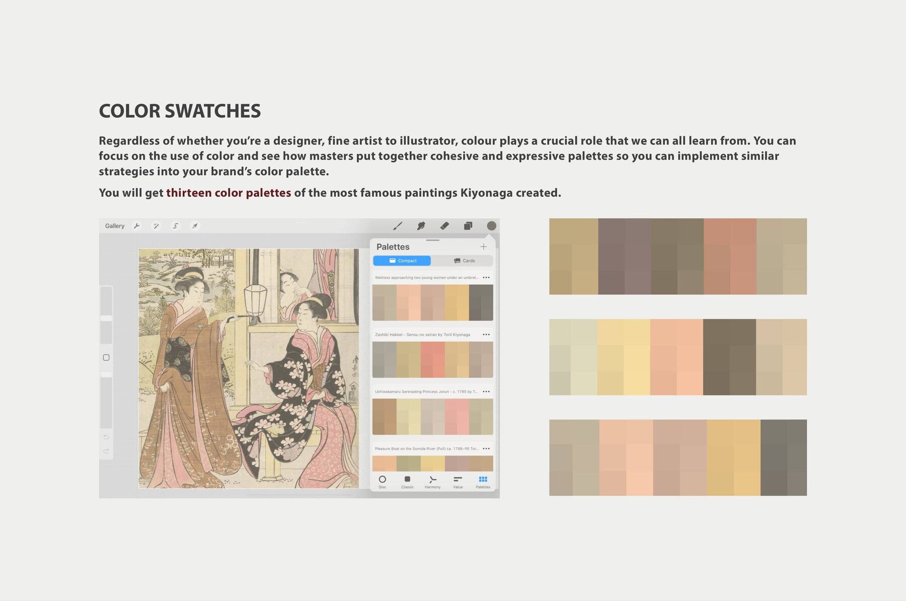 Torii Kiyonagas Procreate Kit 9