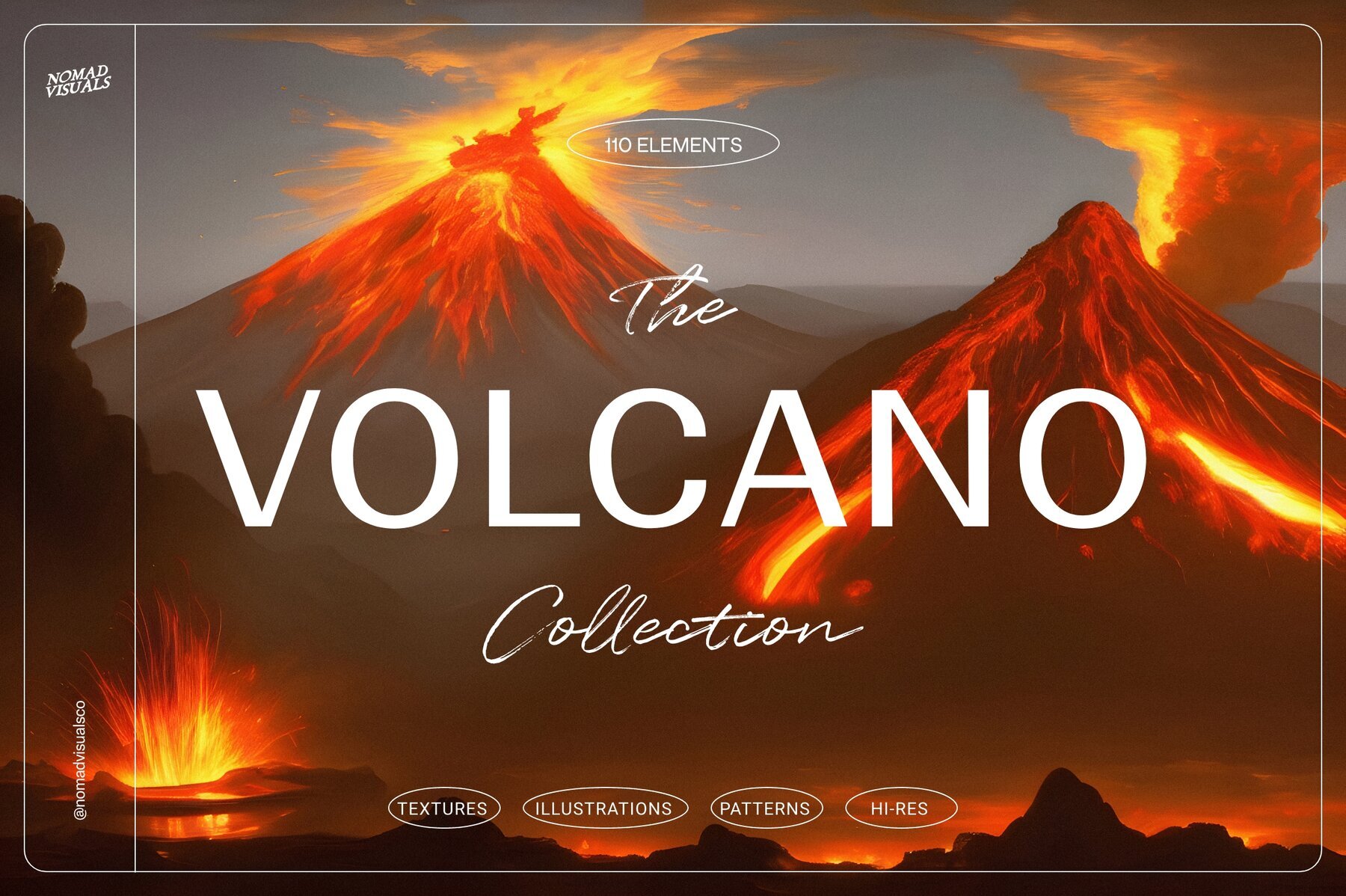 Volcano Illustrations 1