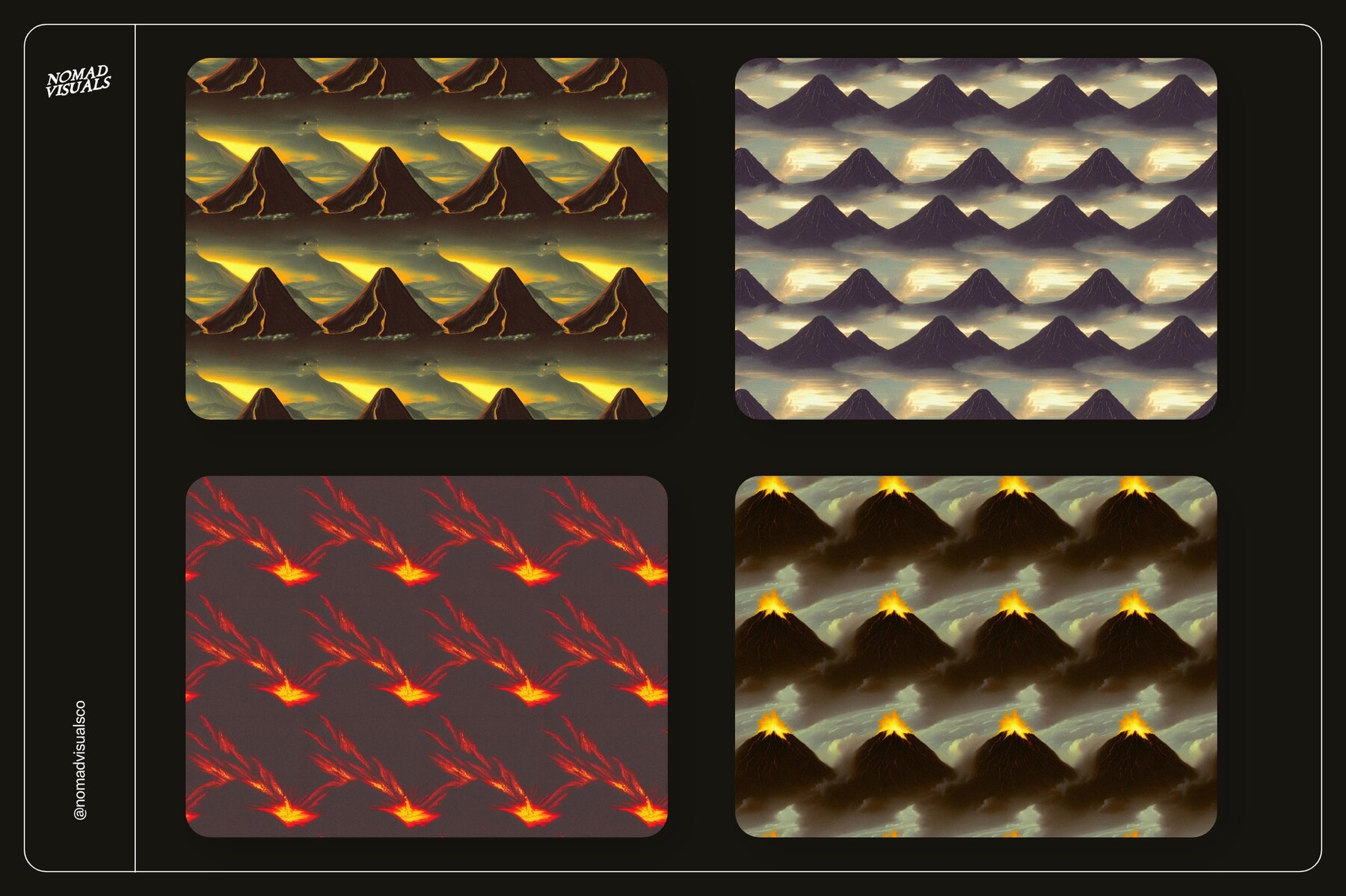 Volcano Illustrations 14