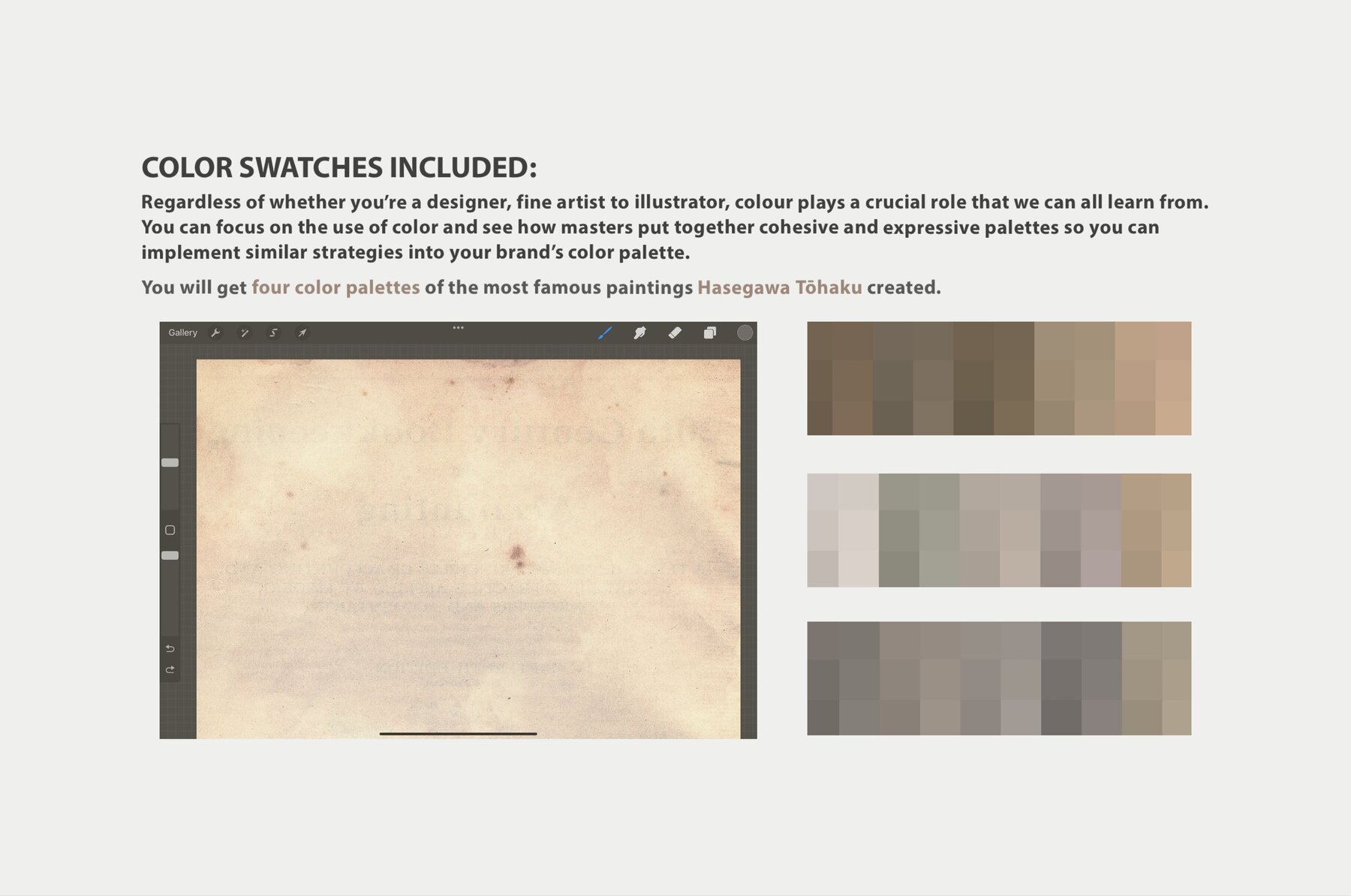 Hasegawa Tohaku Procreate Kit 6