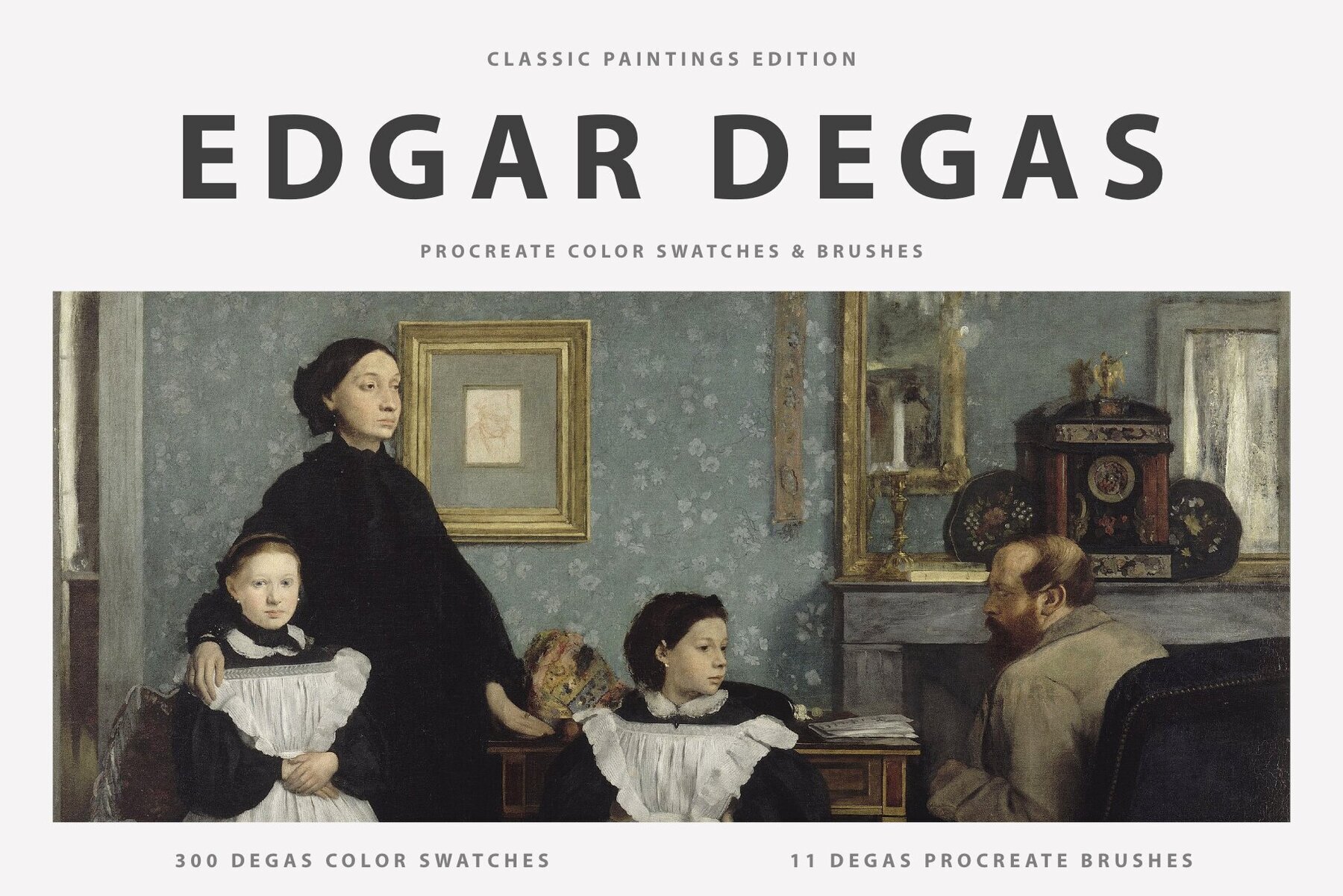 Edgar Degas Procreate Kit 1