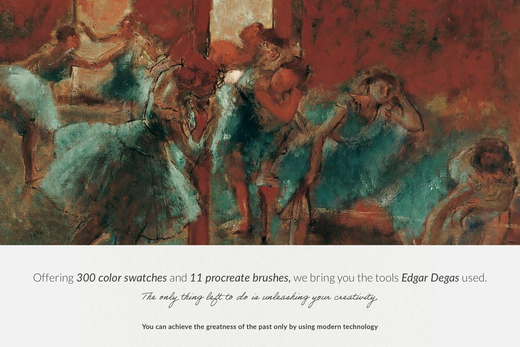 Edgar Degas Procreate Kit 2
