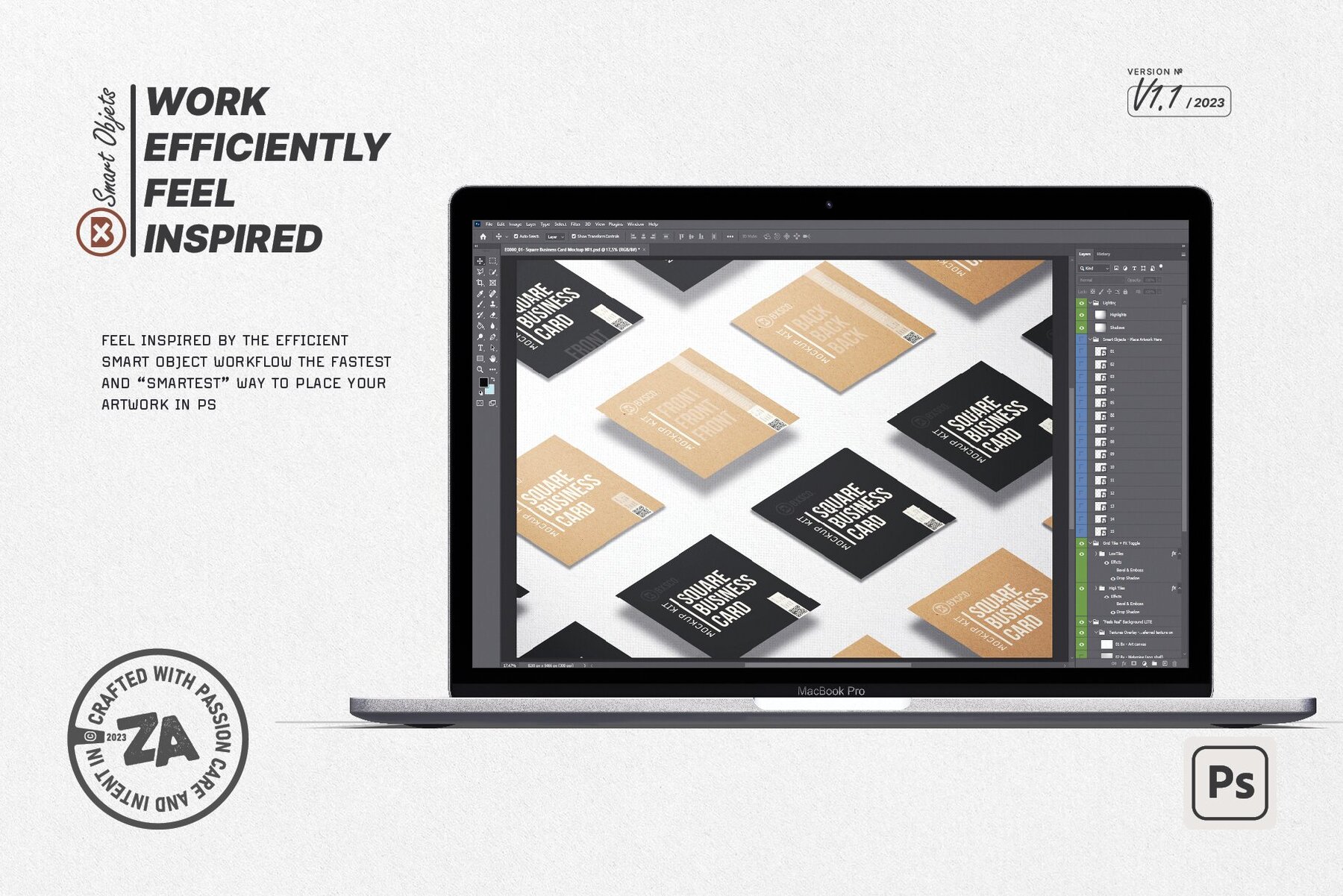 Square Business Card Mockup No  1 7