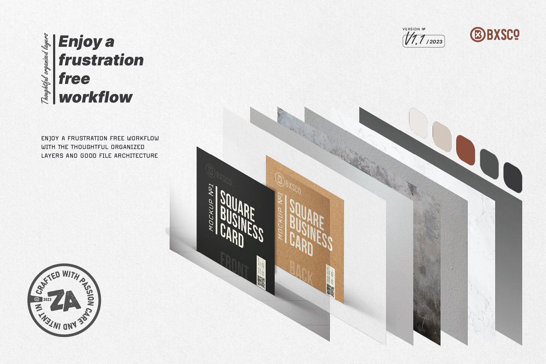 Square Business Card Mockup No  1 9