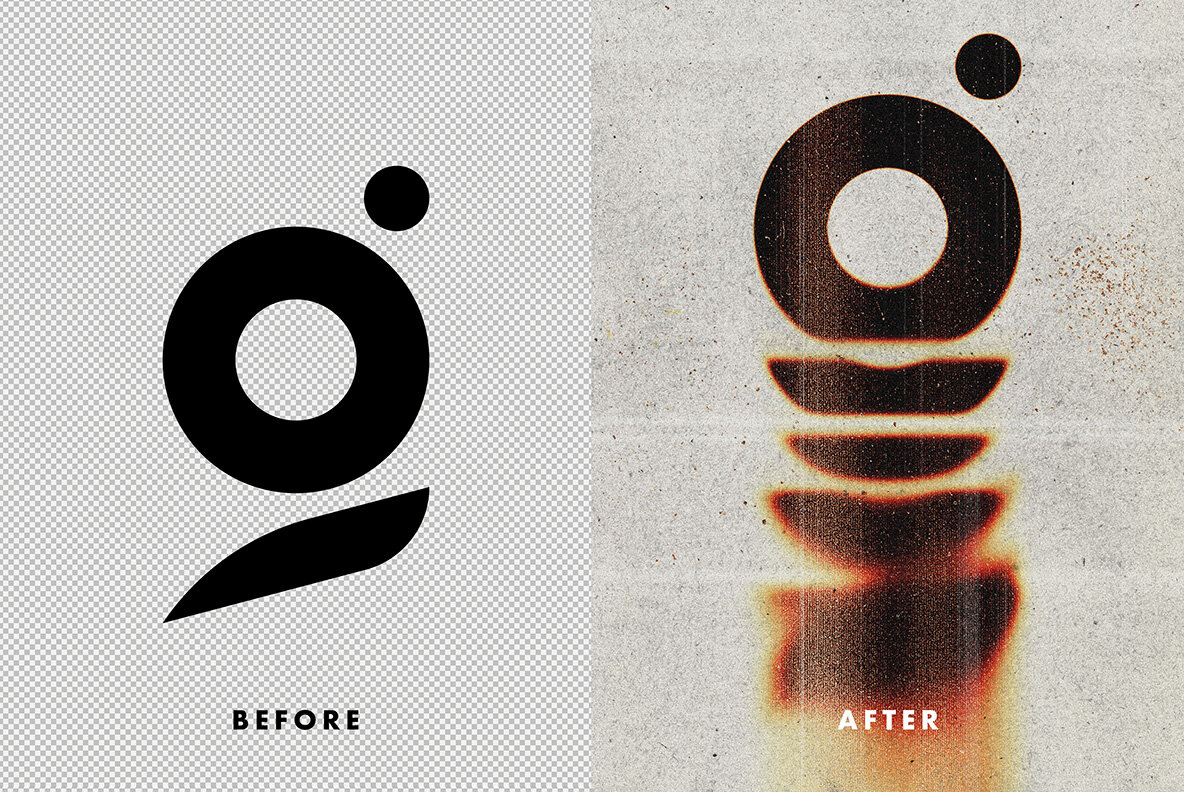 Messy Print Text   Logo Effect 5