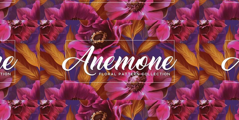 Anemone Floral Pattern Collection