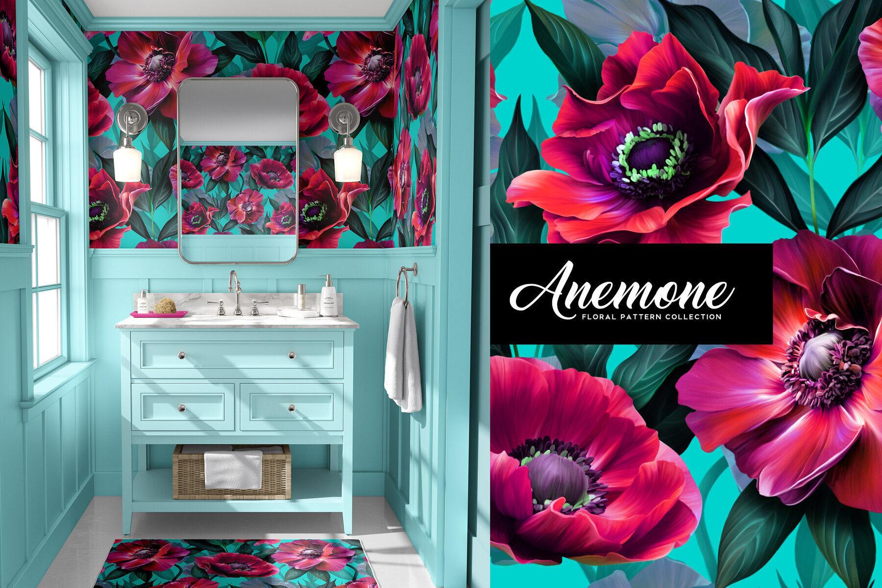 Anemone Floral Pattern Collection 2