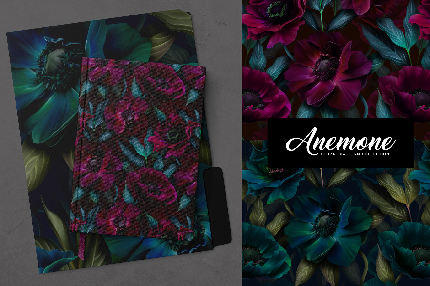 Anemone Floral Pattern Collection 14