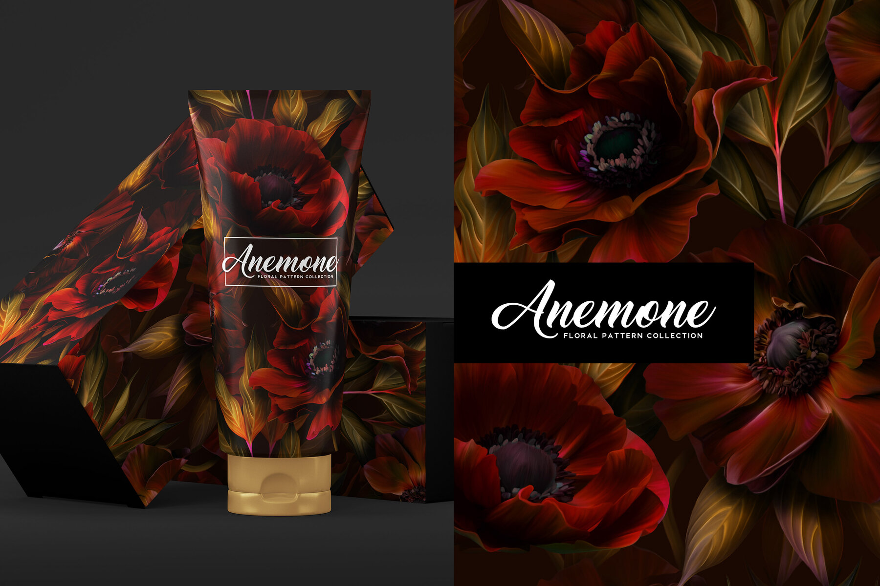 Anemone Floral Pattern Collection 15