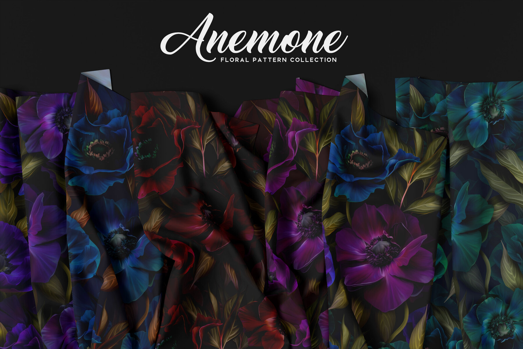 Anemone Floral Pattern Collection 19