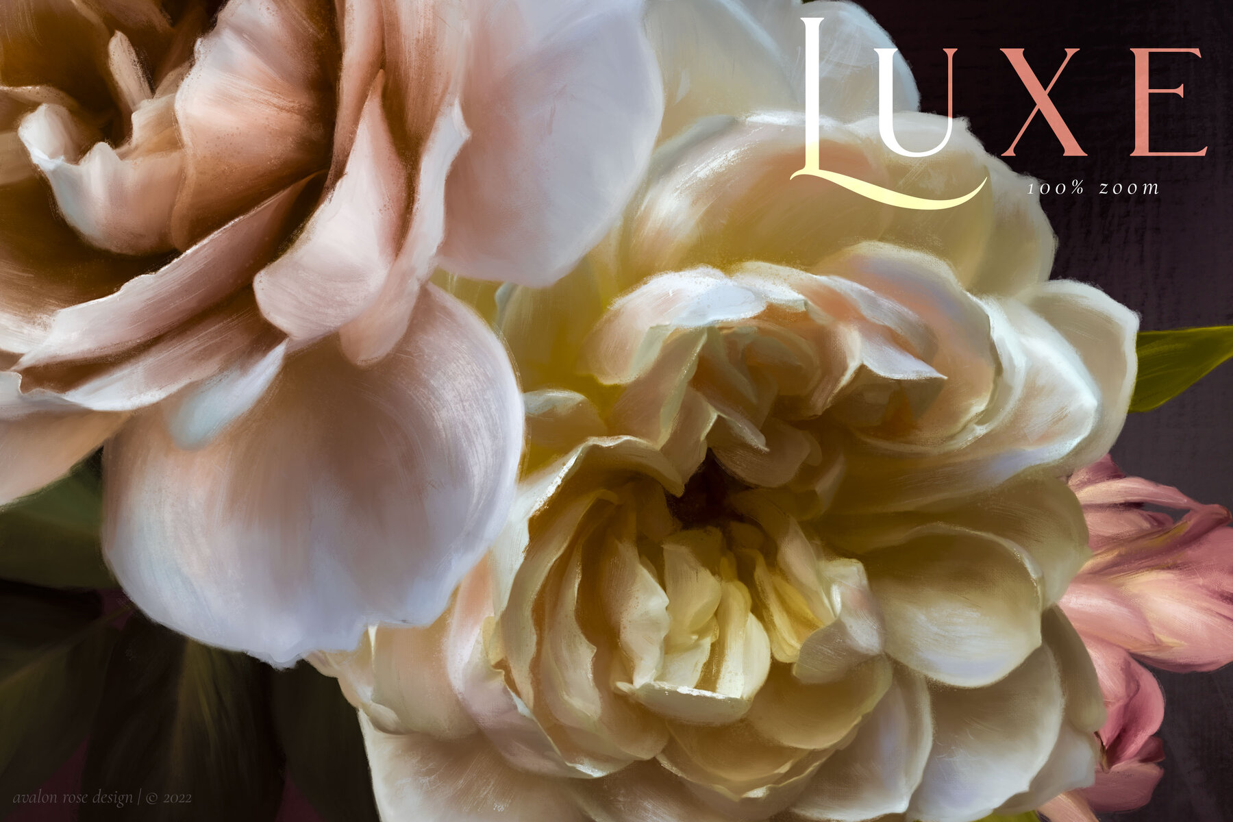 Luxe Oil Paint Floral Graphics 10