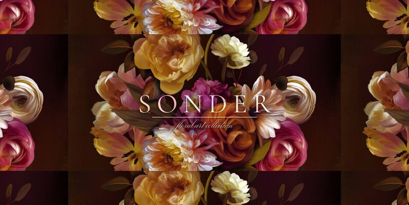 Sonder Oil Paint Floral Collection