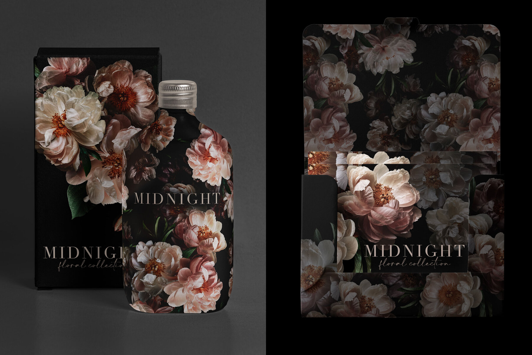 Midnight Peony Graphics Collection 11