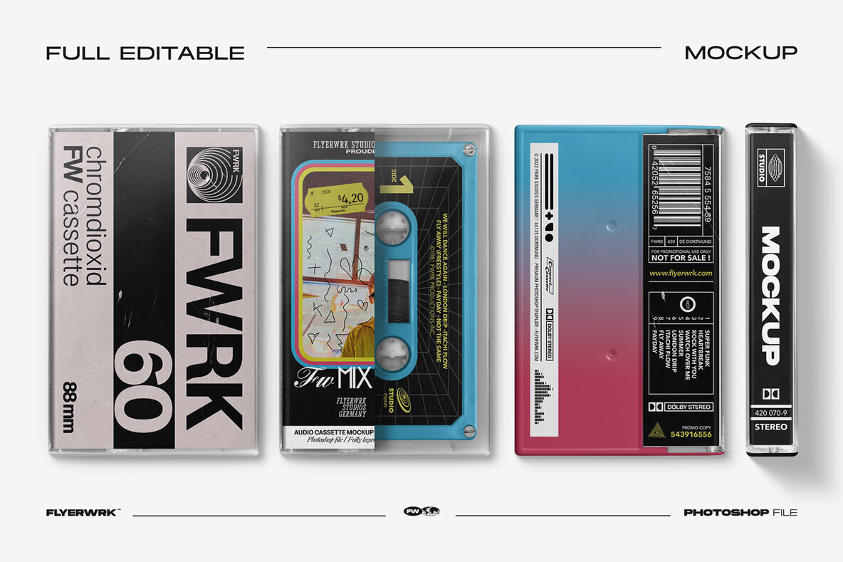 Cassette Mockup Volume 2 2