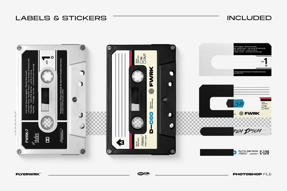 Cassette Mockup Volume 2 6