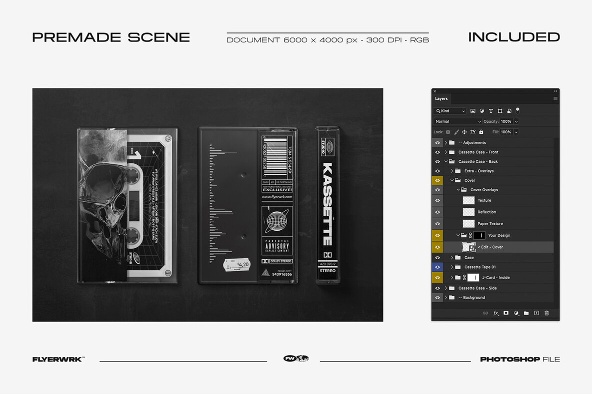 Cassette Mockup Volume 2 8