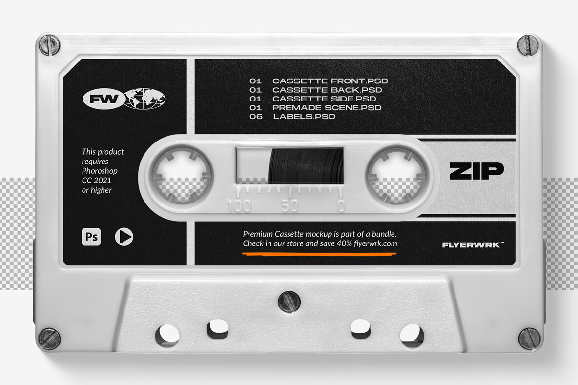 Cassette Mockup Volume 2 9