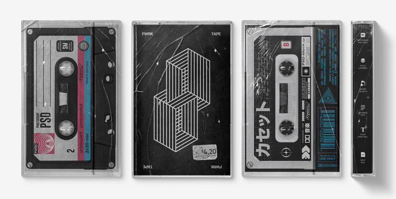 Cassette Mockup Volume 3