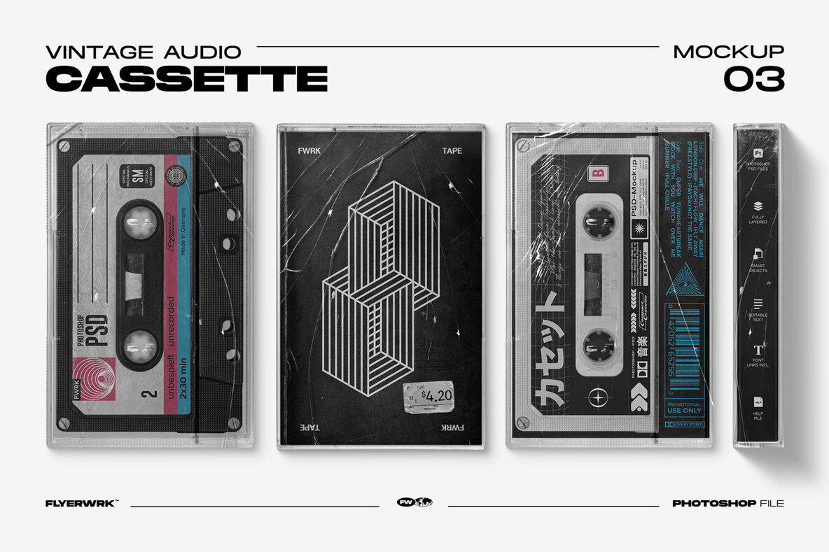 Cassette Mockup Volume 3 1