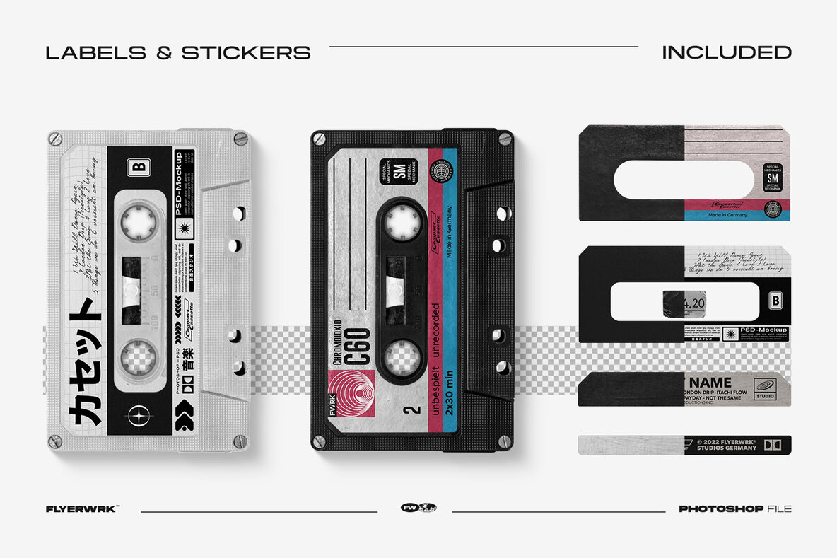 Cassette Mockup Volume 3 6
