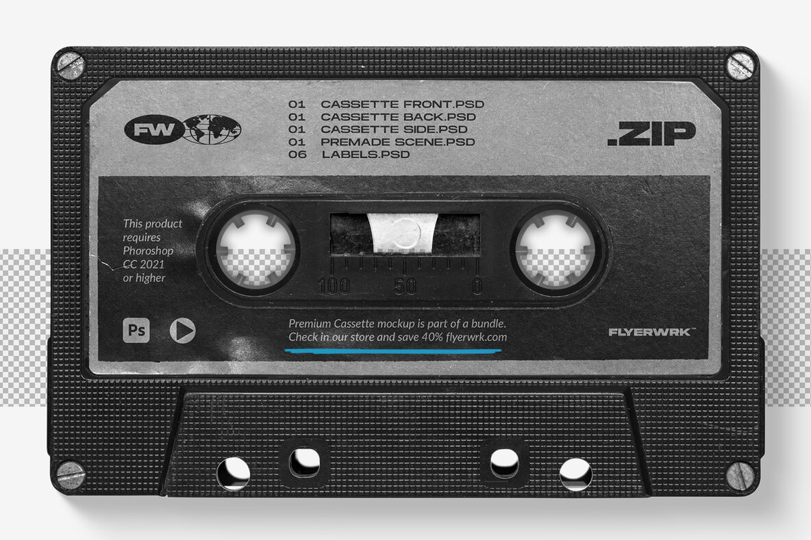 Cassette Mockup Volume 3 9