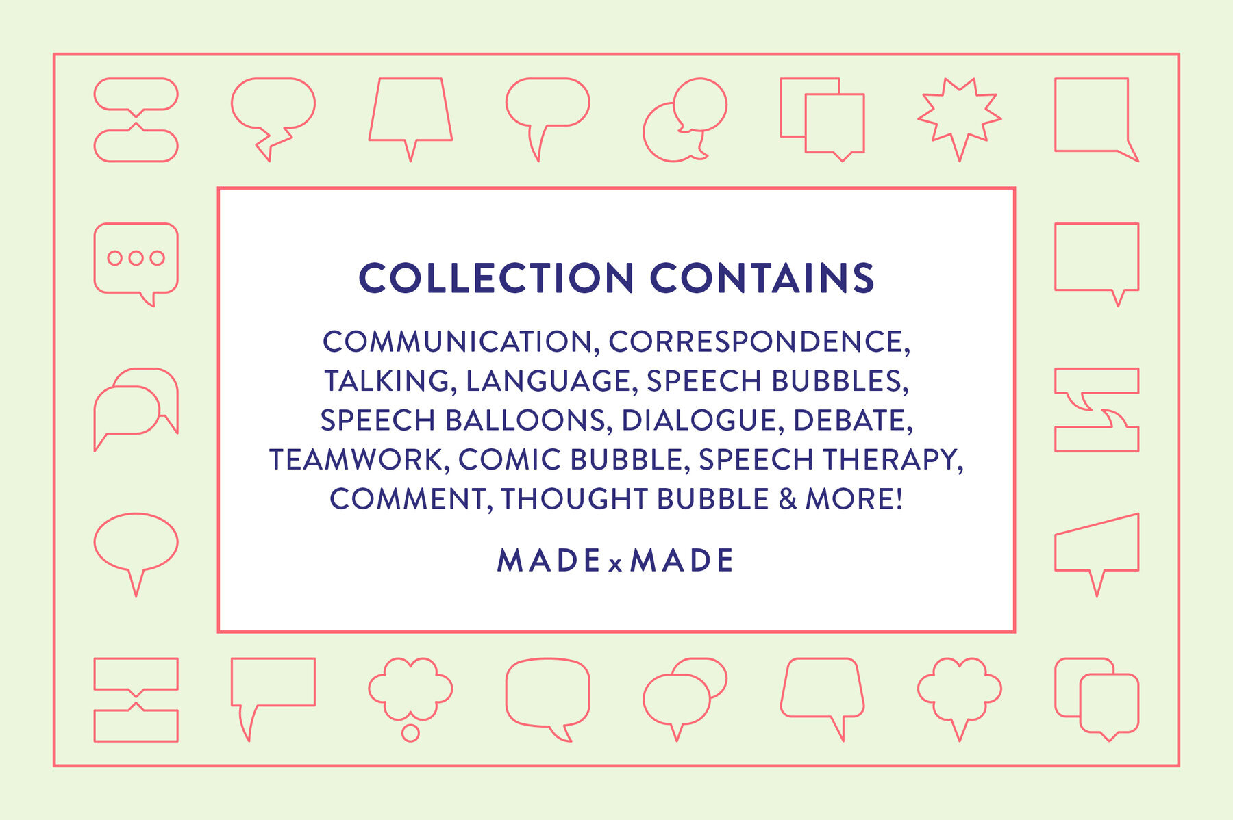 Speech Bubble Icons 2