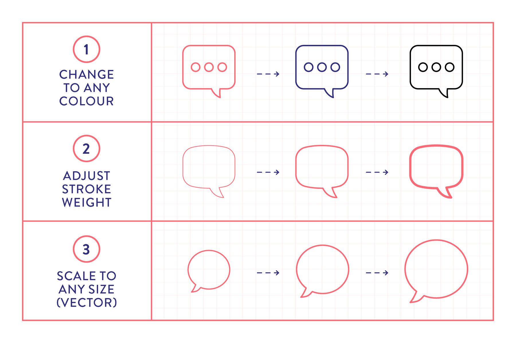 Speech Bubble Icons 3