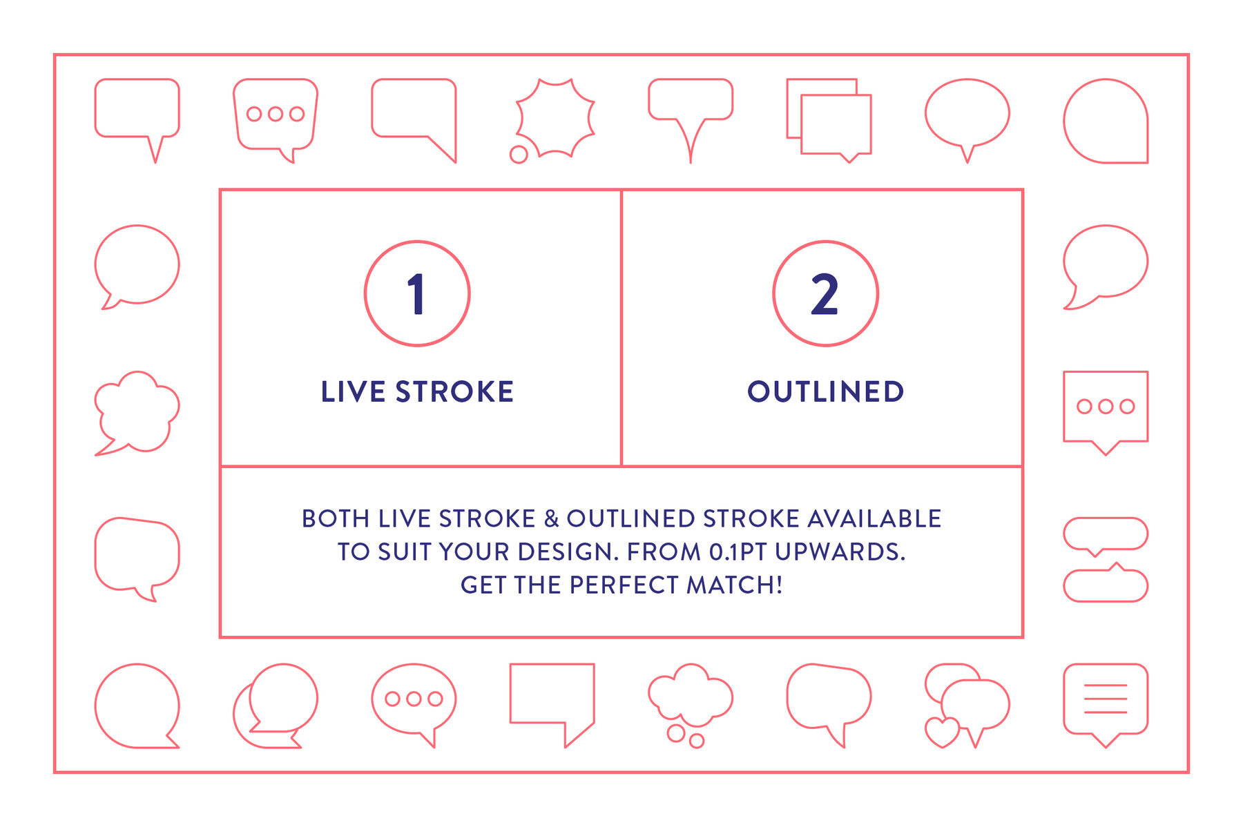 Speech Bubble Icons 4