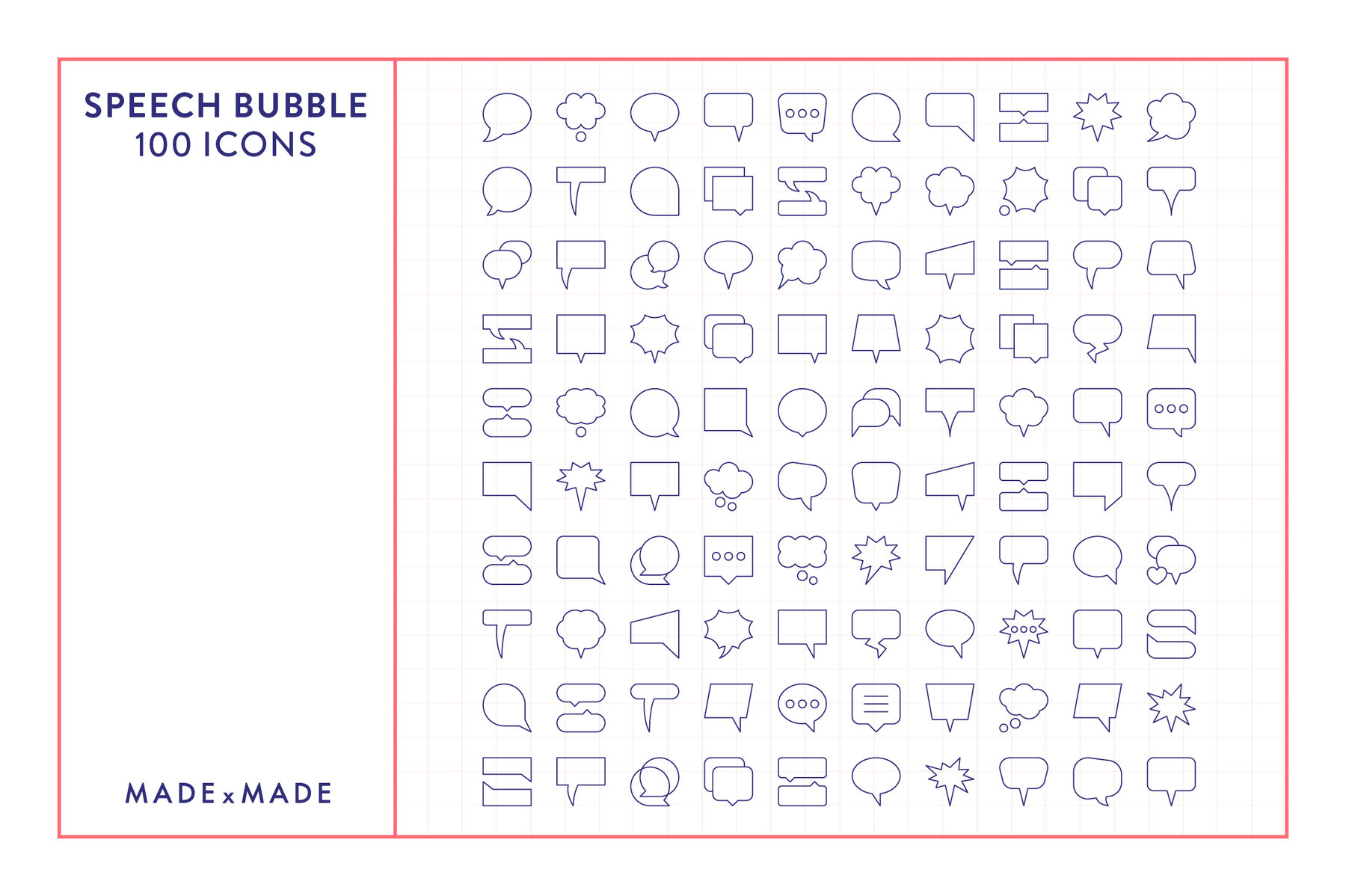Speech Bubble Icons 5
