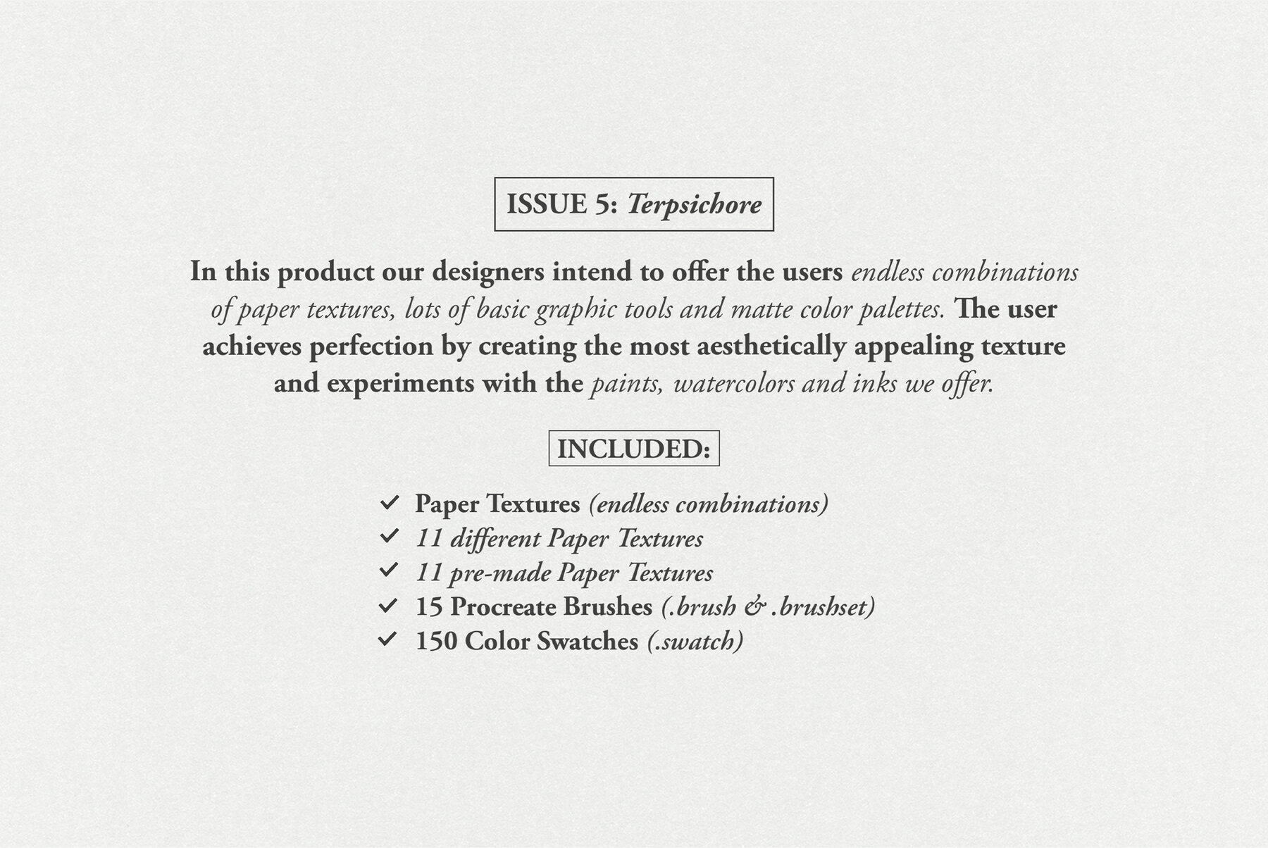 Terpsichore Procreate Kit 3