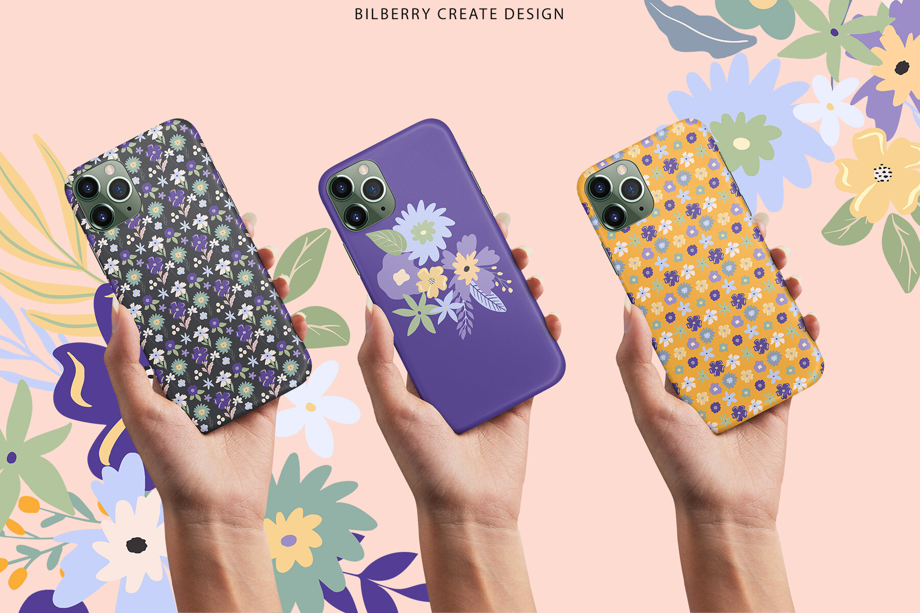 Holo Lilac spring flowers 6