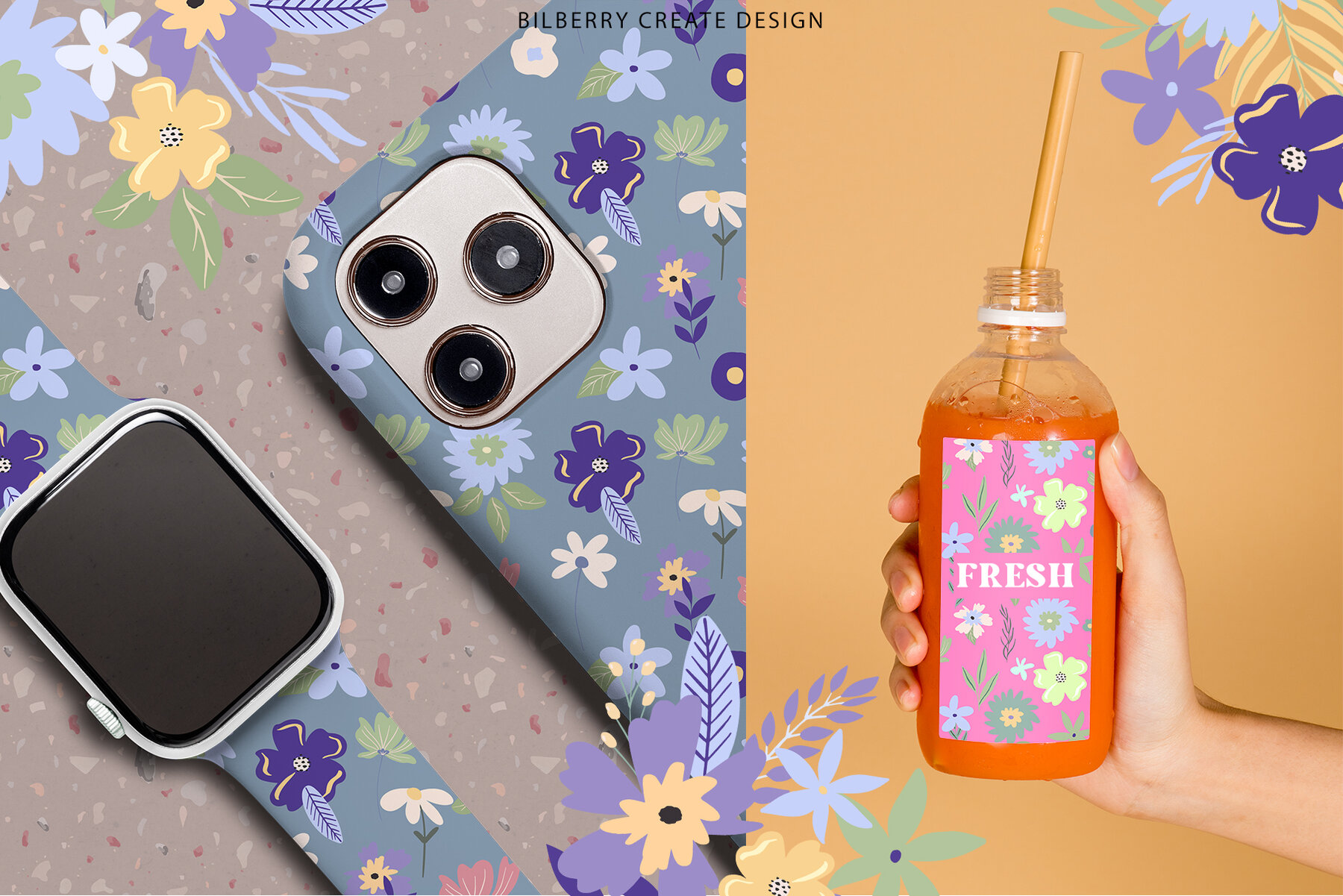 Holo Lilac spring flowers 7