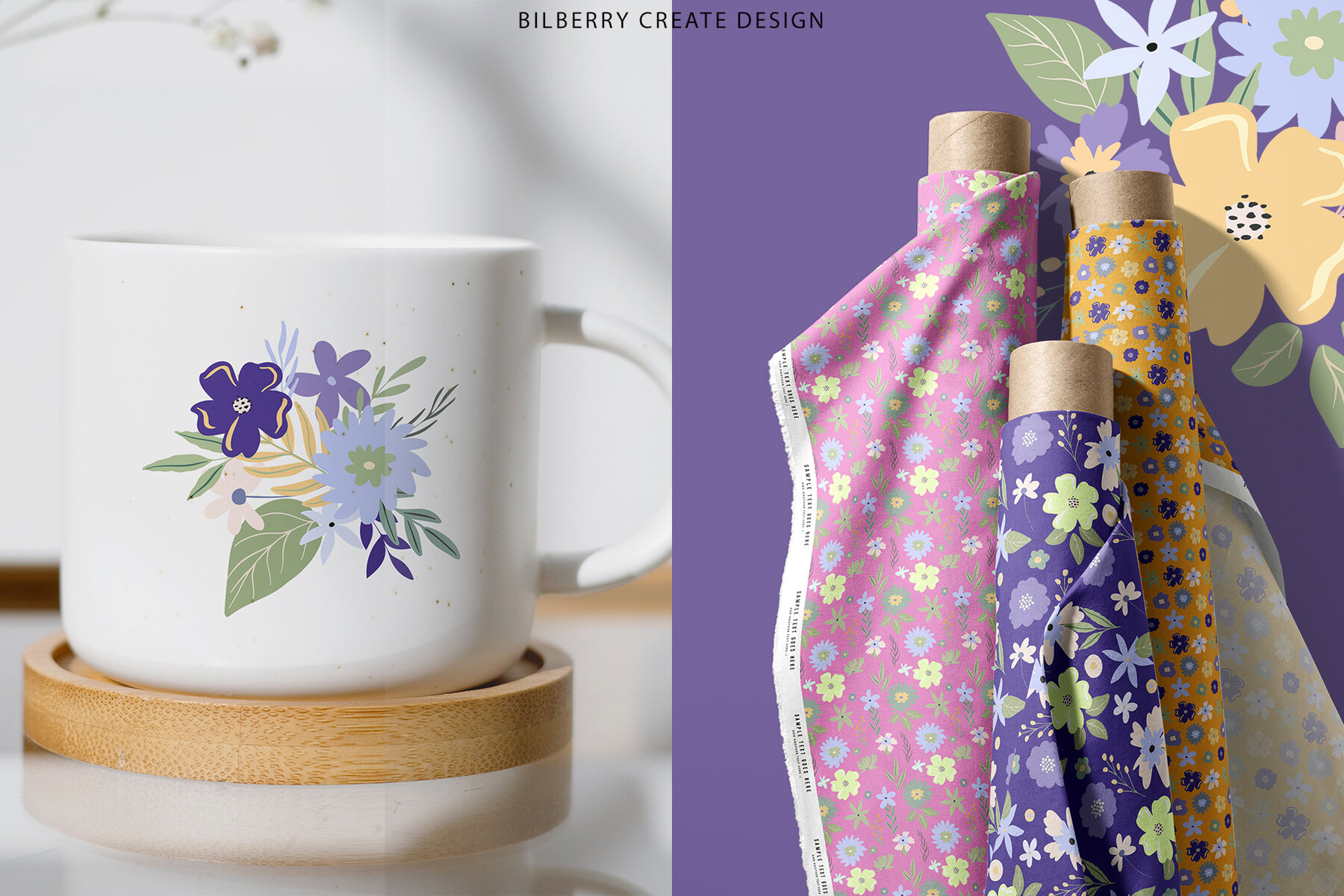 Holo Lilac spring flowers 11