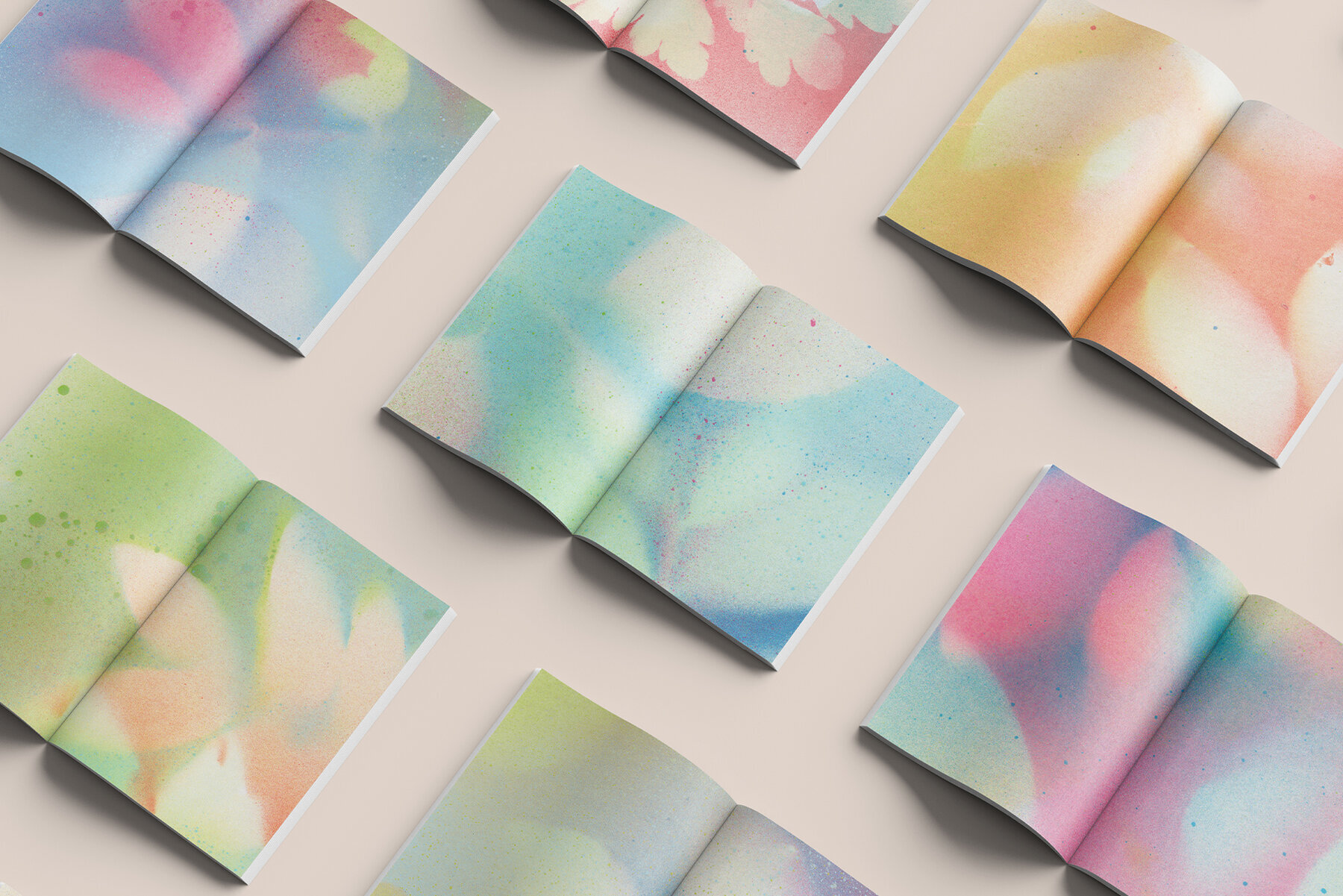 Botanical Gradient Textures 3