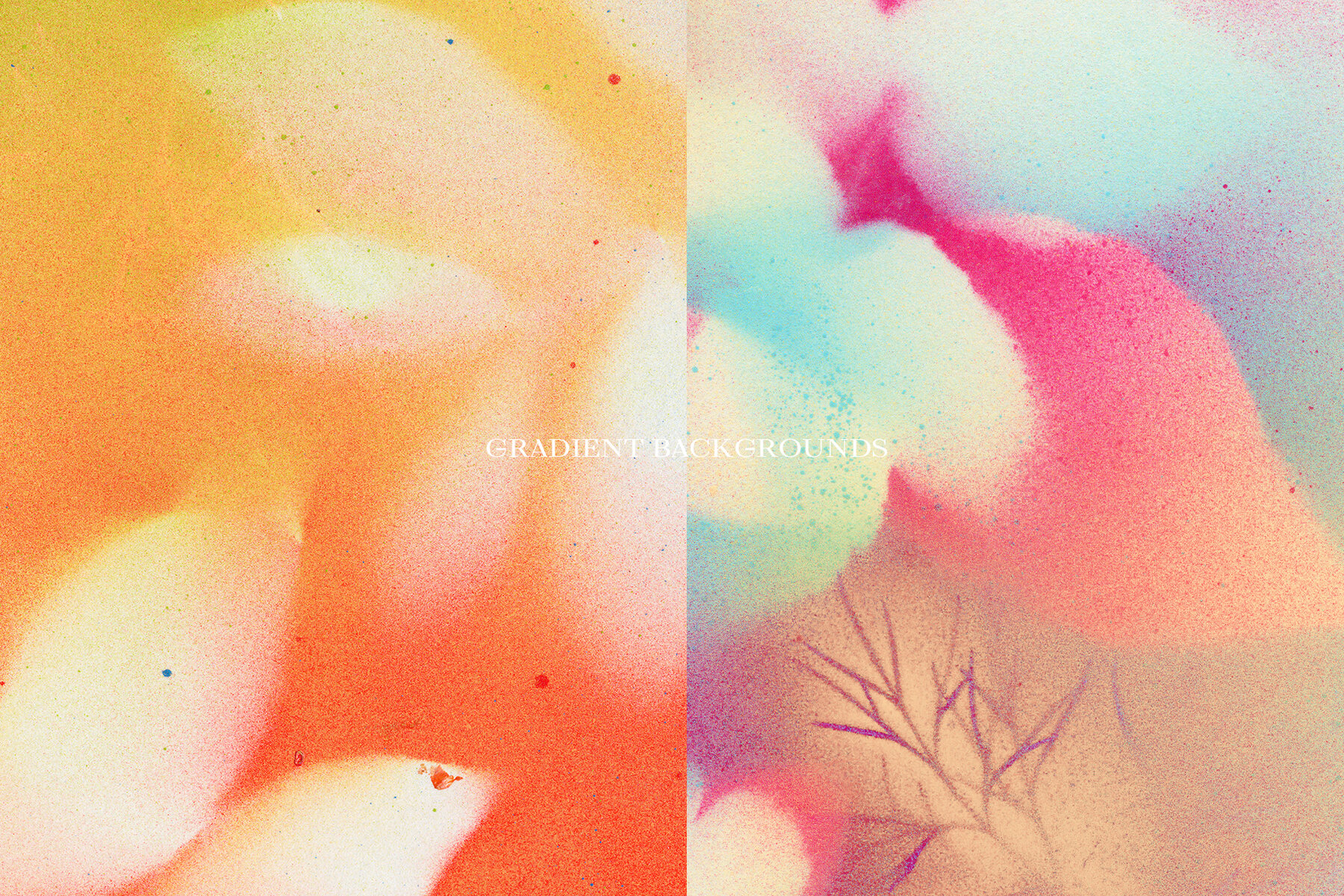 Botanical Gradient Textures 4