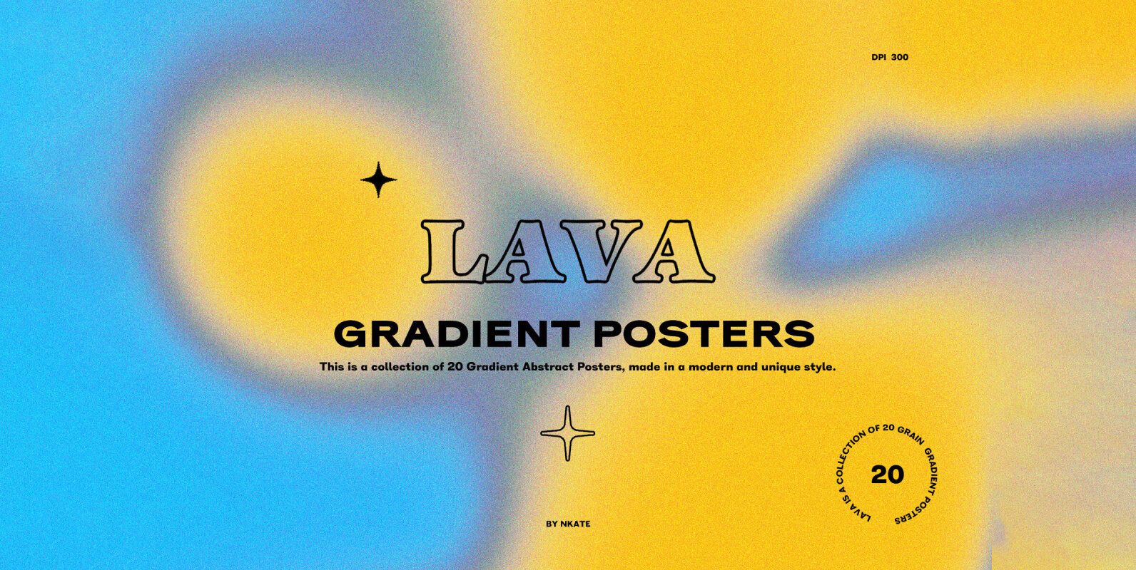 Lava Gradient Posters