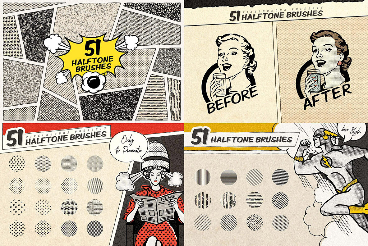 Procreate Brushes Bundle 35