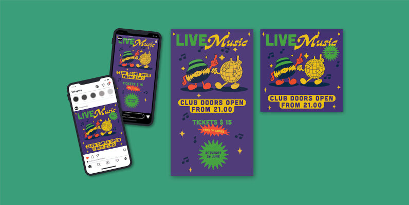 Live Music IG Templates