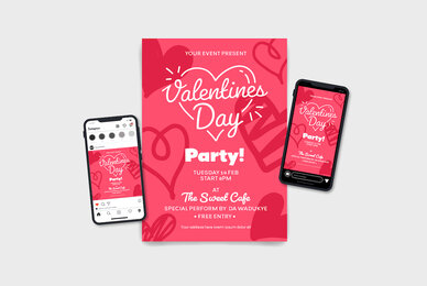 Valentine Days Party Template