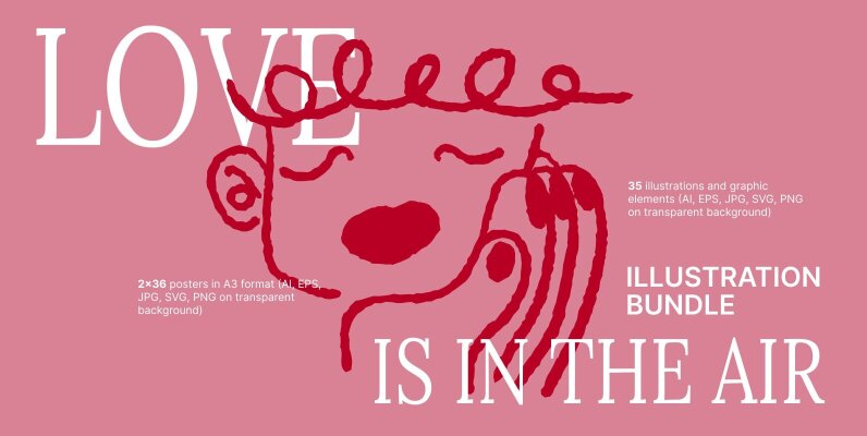 Love   Illustration Bundle