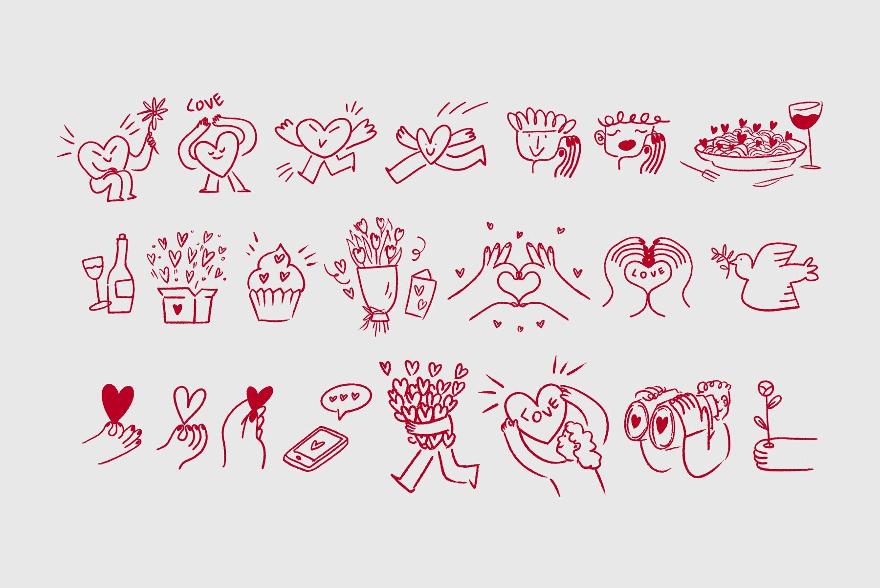 Love   Illustration Bundle 2