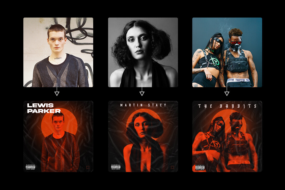 Coverize Portrait Album Arts 8