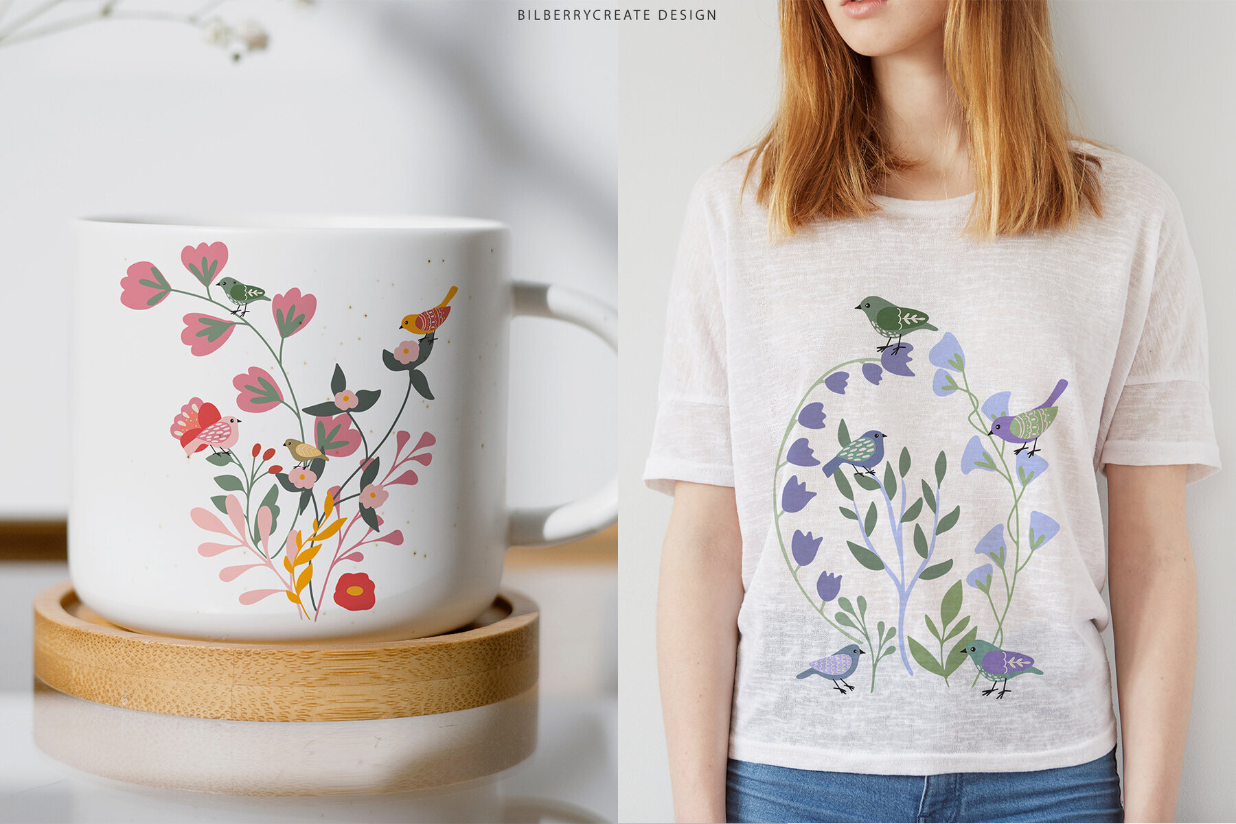 Early birds spring art set 2