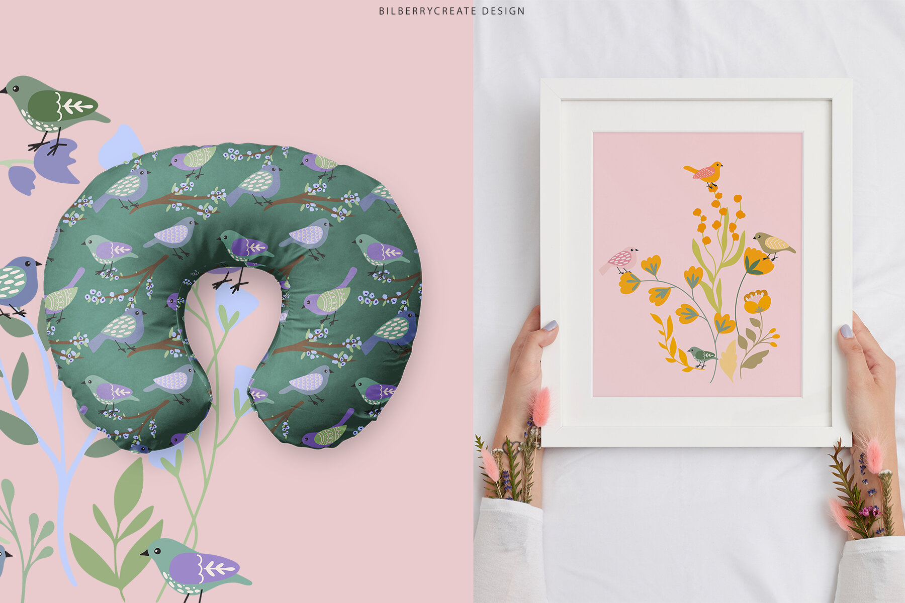 Early birds spring art set 9