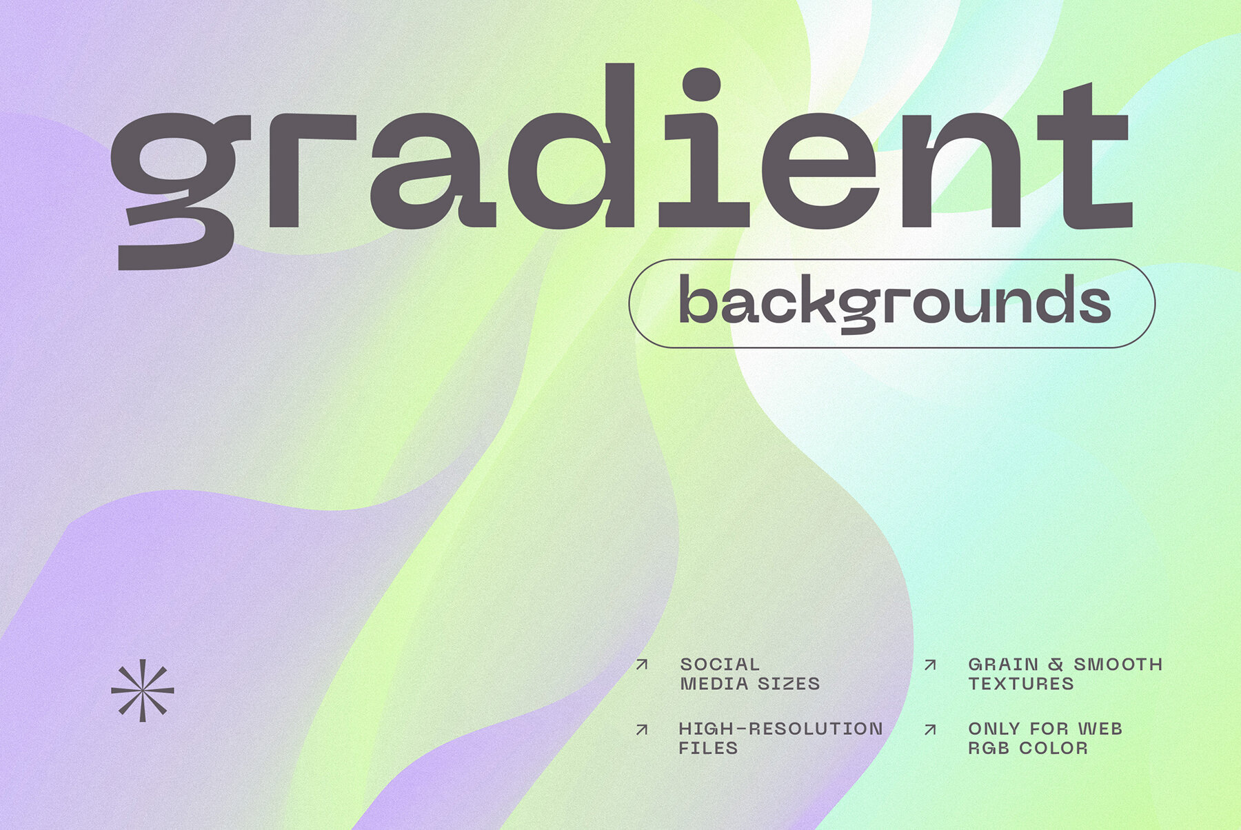 Holographic Gradient Backgrounds 1