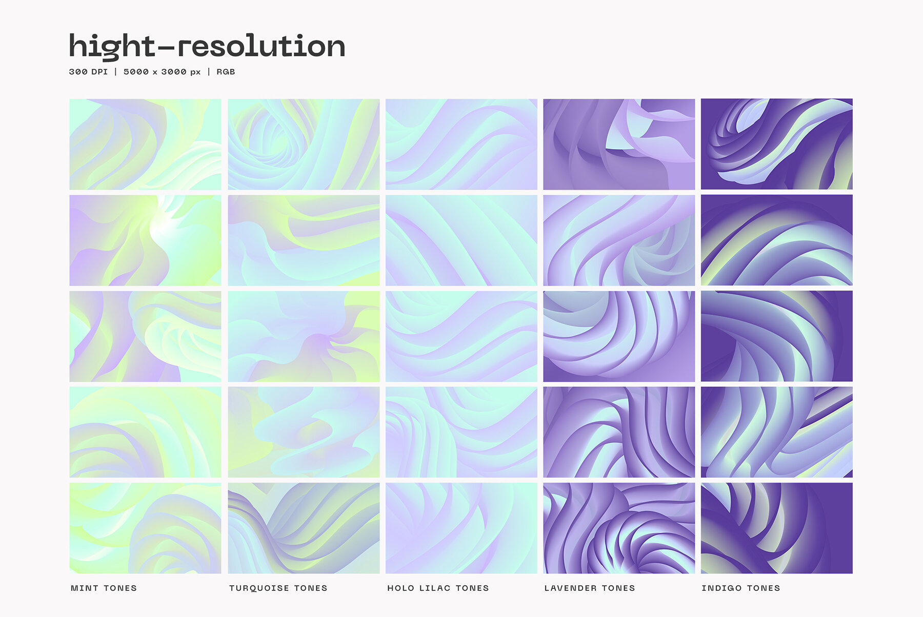 Holographic Gradient Backgrounds 12